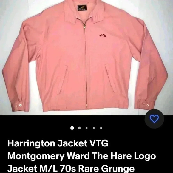 Harrington Jacket Montgomery Ward The Hare logo Jacket - Picture 1 of 6